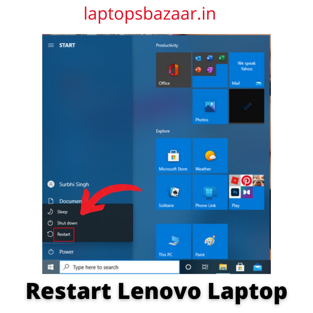 How To Shut Down Lenovo Laptop Using shortcut keys