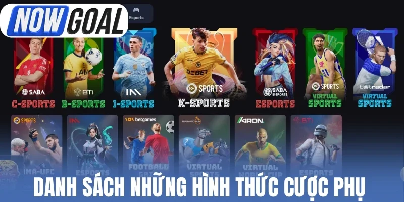 Danh sách những hình thức cược phụ 