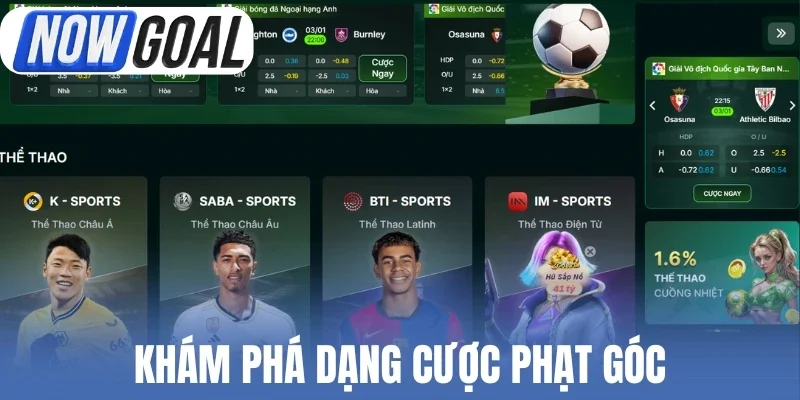 Khám phá dạng cược phạt góc